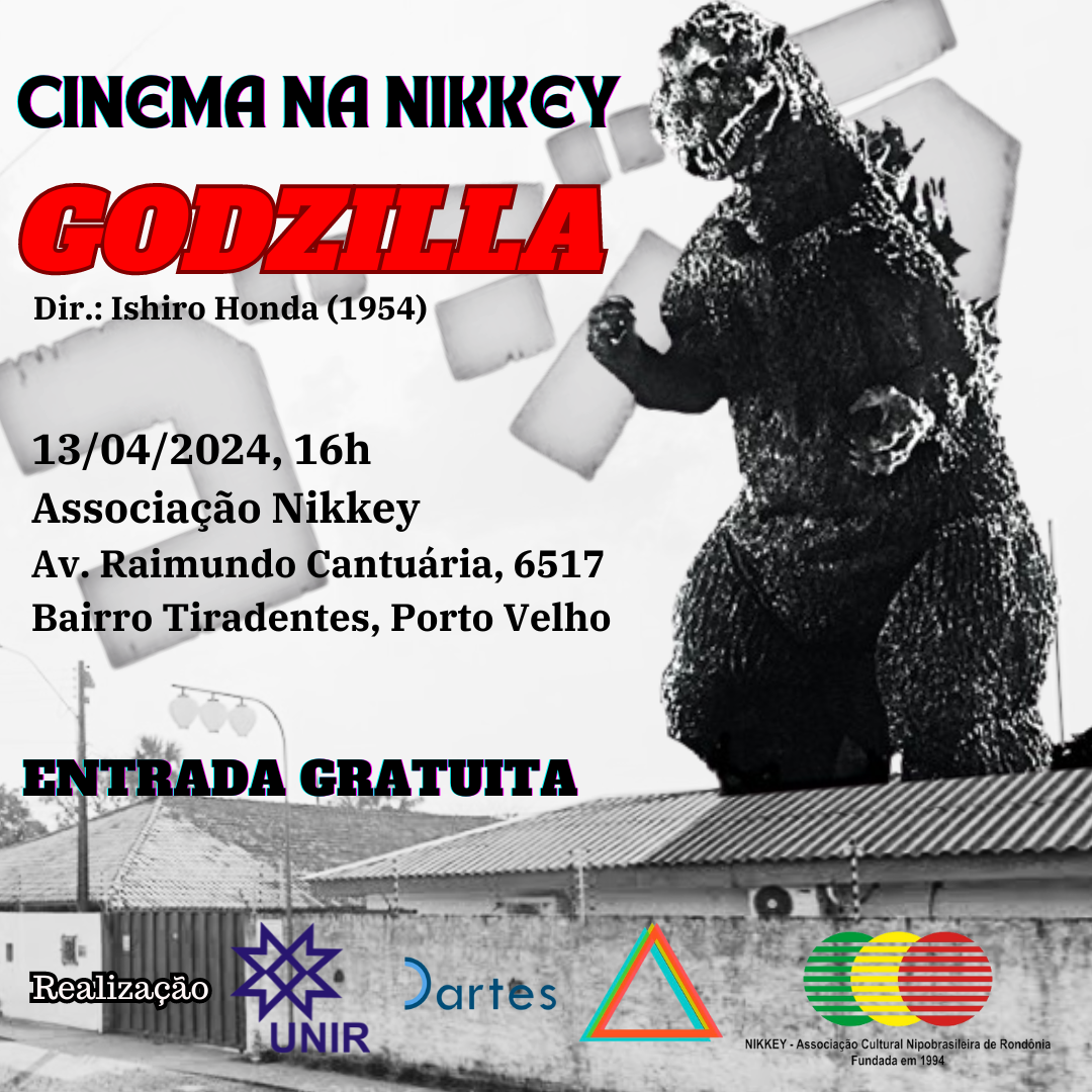 Post Clube de Cinema na Nikkey - Godzilla