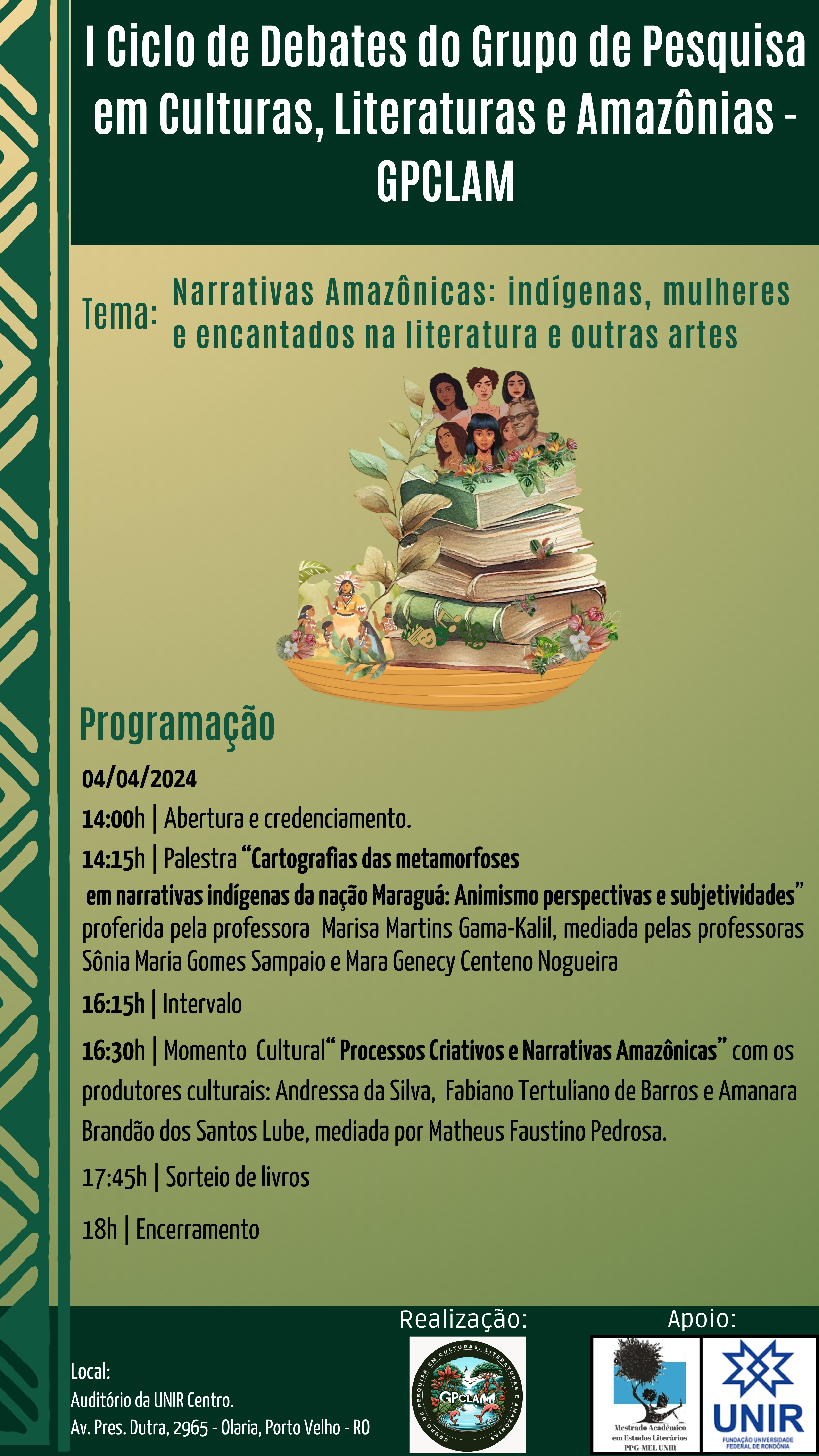 Programação do 1º dia